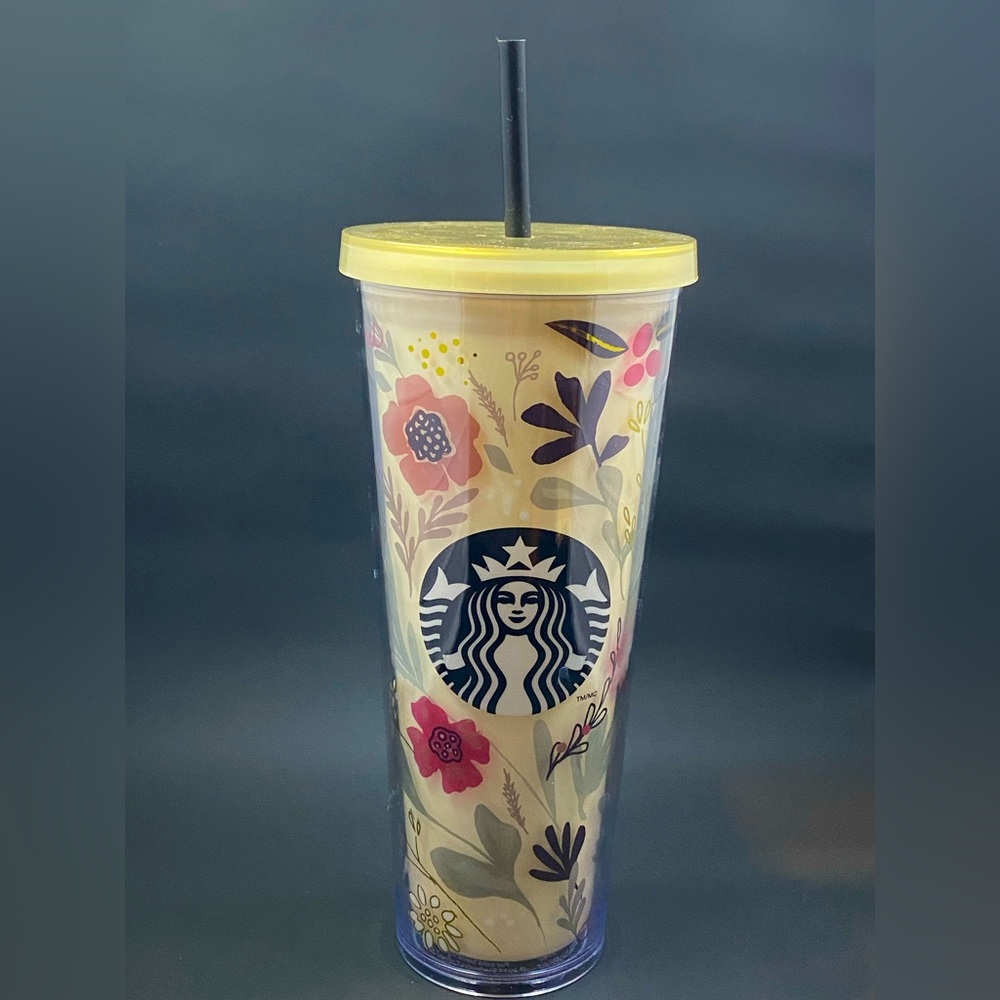 New in box. Starbucks collector Iced Tumbler with Straw. Harvest design.